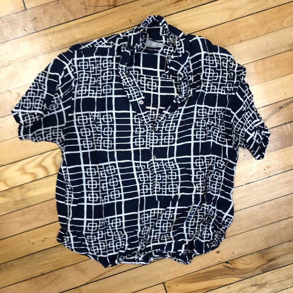 Esprit Tops - ESPRIT print collared shirt, size S